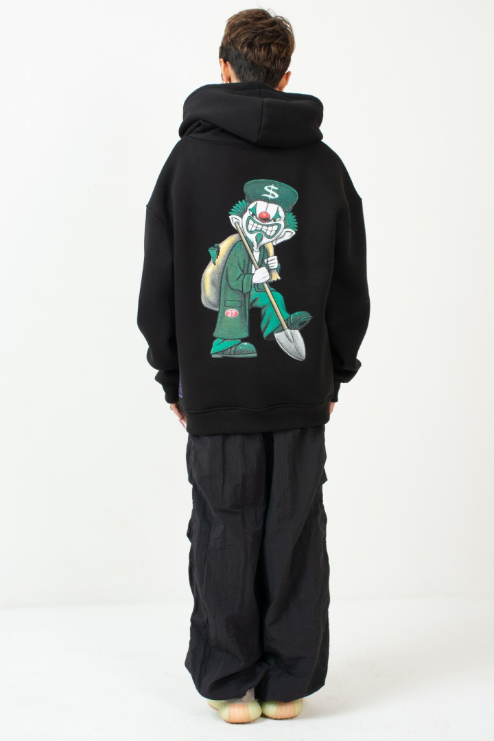 No27 Oversize Special Üretim Yüksek Kalite Life İs One Day Joker  Tasarım Unisex Sweatshirt